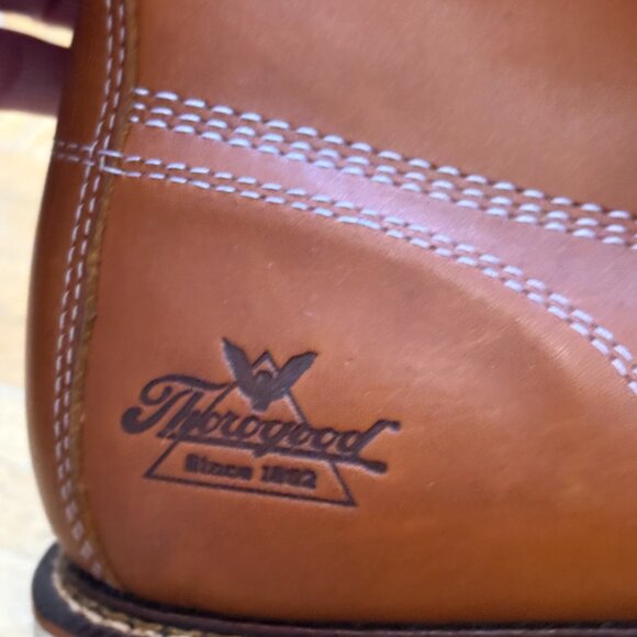 WORN ONCE - Thorogood American Heritage 6" Tobacco Moc Toe Work Boots for Men 11 - Picture 3 of 10